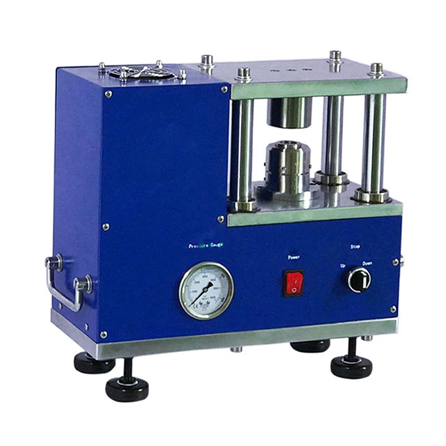 Electric hydraulic sealing machine for coin cell/button battery sealing