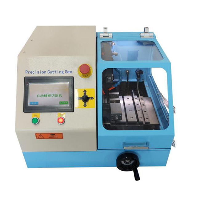 automatic precision cutting machine for metals and ceramics