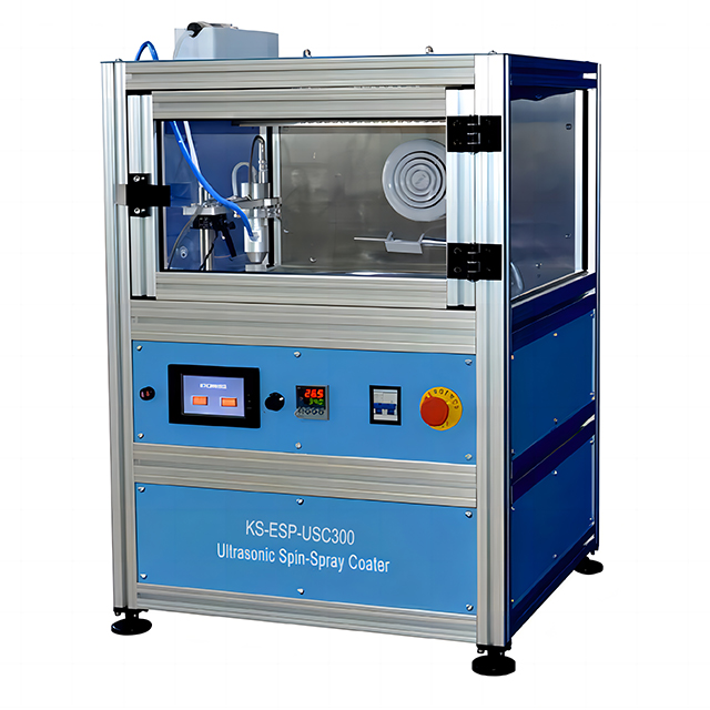 Automated Ultrasonic Spin-Spray Coater for 12 inch Wafer Max with Heater & Fume Hood